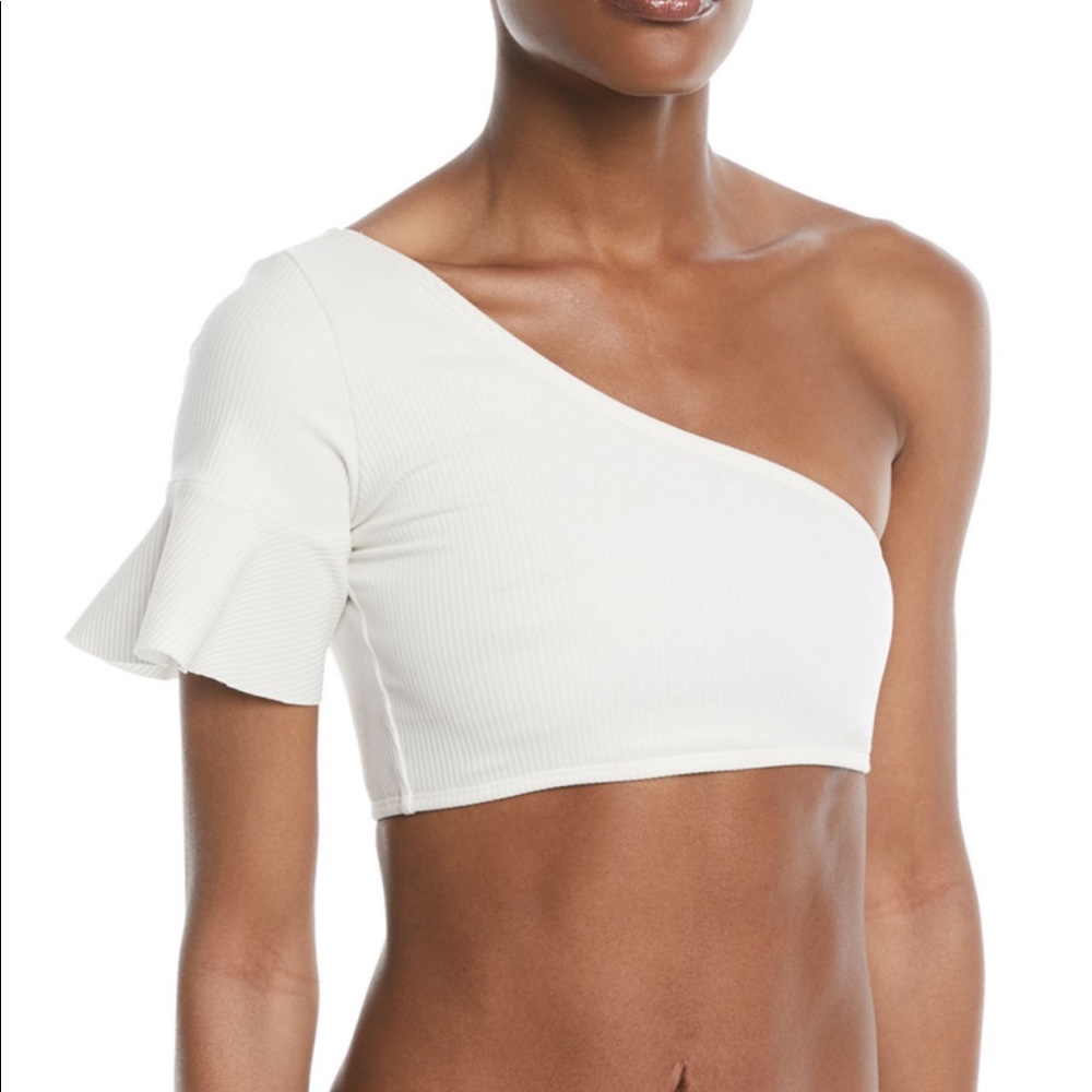 DVF swim top